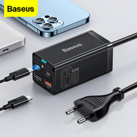Baseus PD 65W GaN ładowarka 4 USB szybkie ładowanie 4.0 3.0 typ C ładowarka USB dla iPhone 13 12 Pro Max szybka ładowarka do laptopa Macbook 1